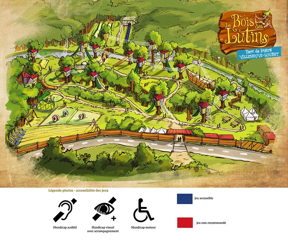 plan parc attractions